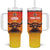 Personalized Spain Bull with Crown Tumbler With Handle Espana Flag with Coat of Arms
