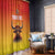 Personalized Spain Bull with Crown Window Curtain Espana Flag with Coat of Arms