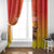 Personalized Spain Bull with Crown Window Curtain Espana Flag with Coat of Arms