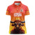 Personalized Spain Bull with Crown Women Polo Shirt Espana Flag with Coat of Arms