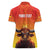 Personalized Spain Bull with Crown Women Polo Shirt Espana Flag with Coat of Arms