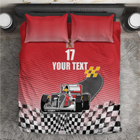 Custom Spain Formula One Bedding Set Motorsport with Flag F1 World Championship