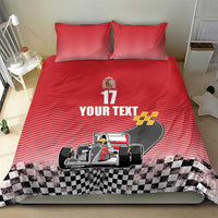 Custom Spain Formula One Bedding Set Motorsport with Flag F1 World Championship