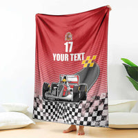 Custom Spain Formula One Blanket Motorsport with Flag F1 World Championship