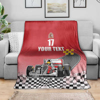 Custom Spain Formula One Blanket Motorsport with Flag F1 World Championship