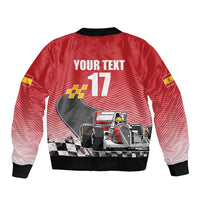 Custom Spain Formula One Bomber Jacket Motorsport with Flag F1 World Championship
