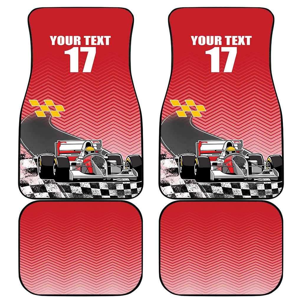 Custom Spain Formula One Car Mats Motorsport with Flag F1 World Championship