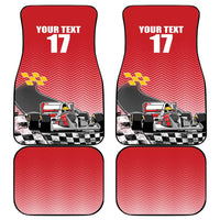 Custom Spain Formula One Car Mats Motorsport with Flag F1 World Championship