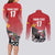 Custom Spain Formula One Couples Matching Long Sleeve Bodycon Dress and Long Sleeve Button Shirt Motorsport with Flag F1 World Championship