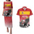 Custom Spain Formula One Couples Matching Puletasi and Hawaiian Shirt Motorsport with Flag F1 World Championship