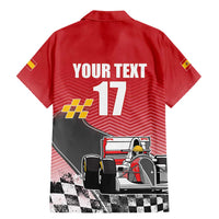 Custom Spain Formula One Family Matching Mermaid Dress and Hawaiian Shirt Motorsport with Flag F1 World Championship