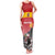 Custom Spain Formula One Family Matching Tank Maxi Dress and Hawaiian Shirt Motorsport with Flag F1 World Championship
