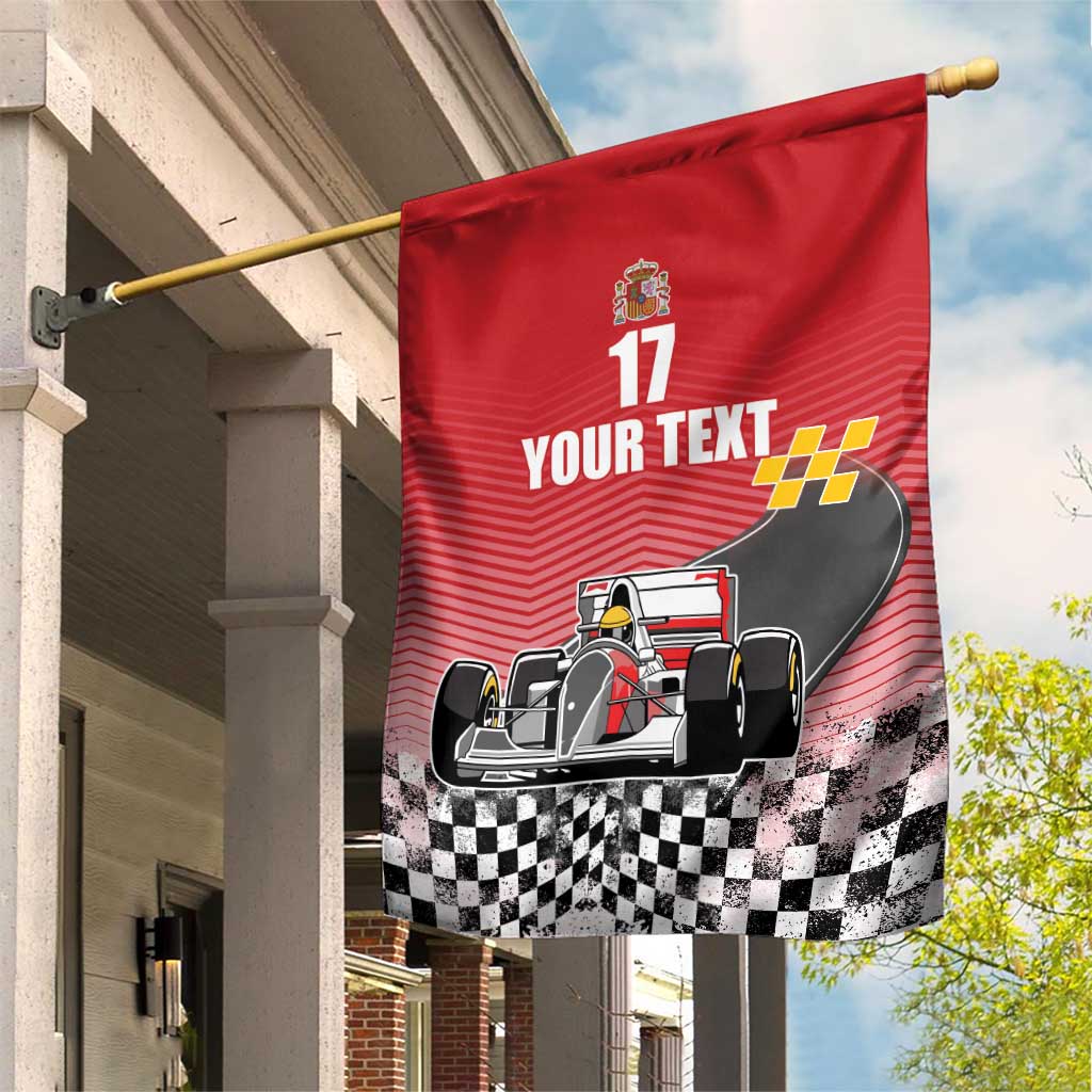 Custom Spain Formula One Garden Flag Motorsport with Flag F1 World Championship