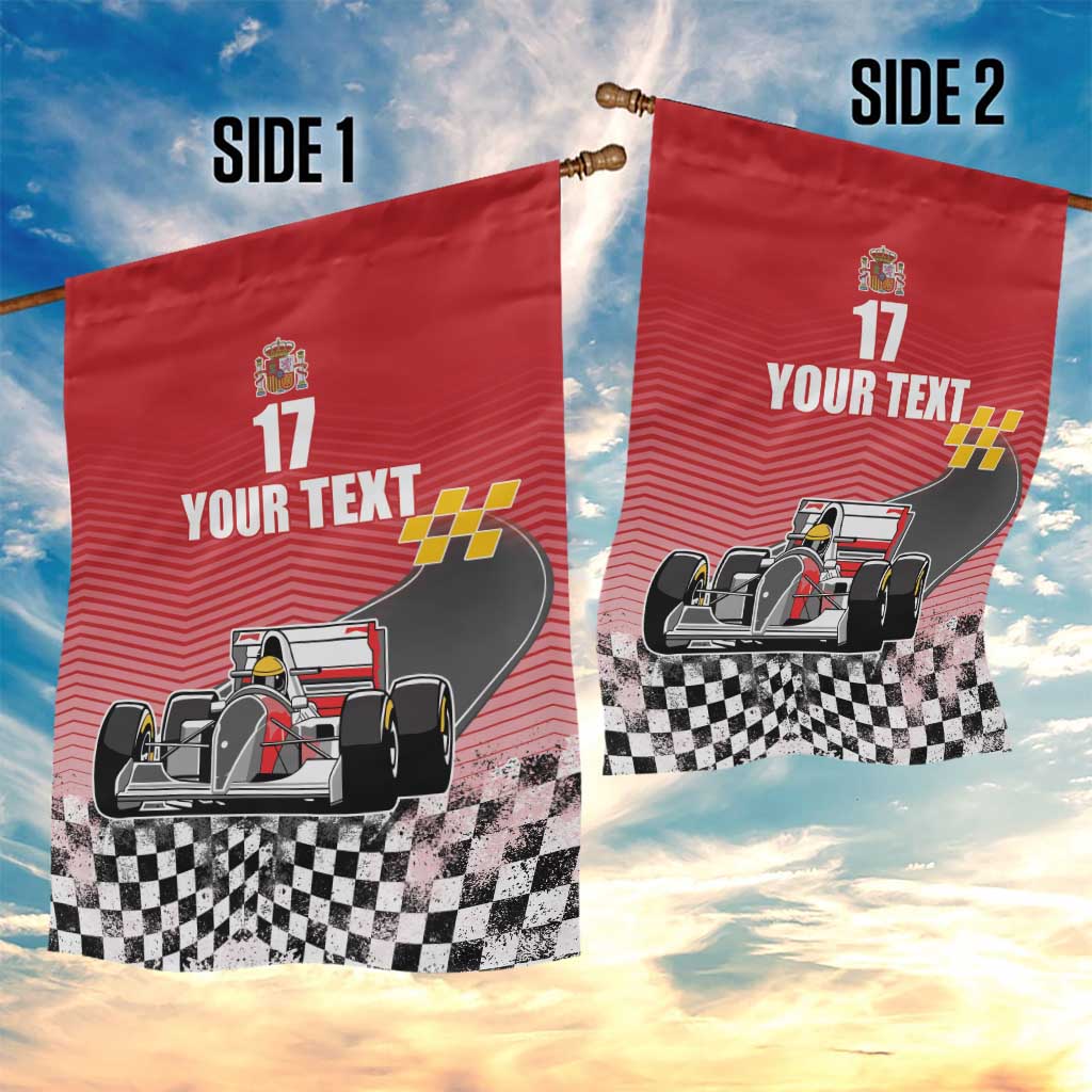 Custom Spain Formula One Garden Flag Motorsport with Flag F1 World Championship