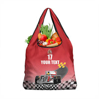 Custom Spain Formula One Grocery Bag Motorsport with Flag F1 World Championship