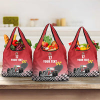 Custom Spain Formula One Grocery Bag Motorsport with Flag F1 World Championship