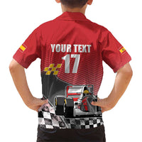 Custom Spain Formula One Hawaiian Shirt Motorsport with Flag F1 World Championship