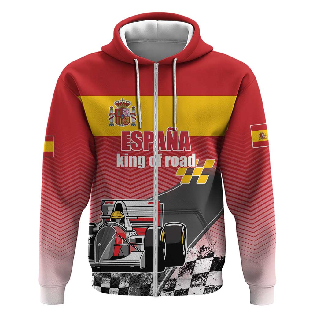 Custom Spain Formula One Hoodie Motorsport with Flag F1 World Championship