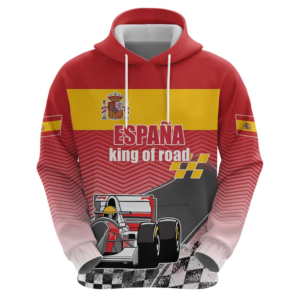 Custom Spain Formula One Hoodie Motorsport with Flag F1 World Championship