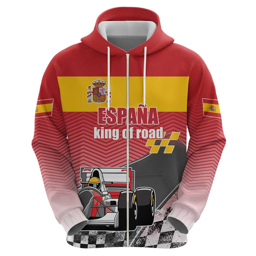 Custom Spain Formula One Hoodie Motorsport with Flag F1 World Championship