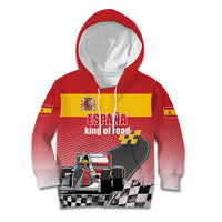 Custom Spain Formula One Kid Hoodie Motorsport with Flag F1 World Championship