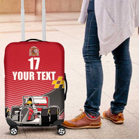 Custom Spain Formula One Luggage Cover Motorsport with Flag F1 World Championship