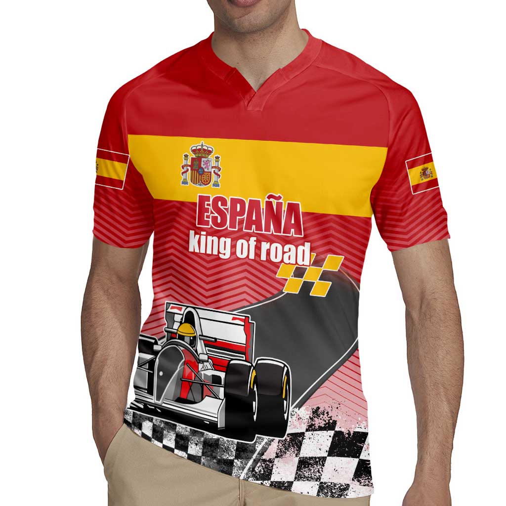 Custom Spain Formula One Rugby Jersey Motorsport with Flag F1 World Championship