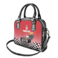 Custom Spain Formula One Shoulder Handbag Motorsport with Flag F1 World Championship