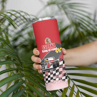 Custom Spain Formula One Skinny Tumbler Motorsport with Flag F1 World Championship
