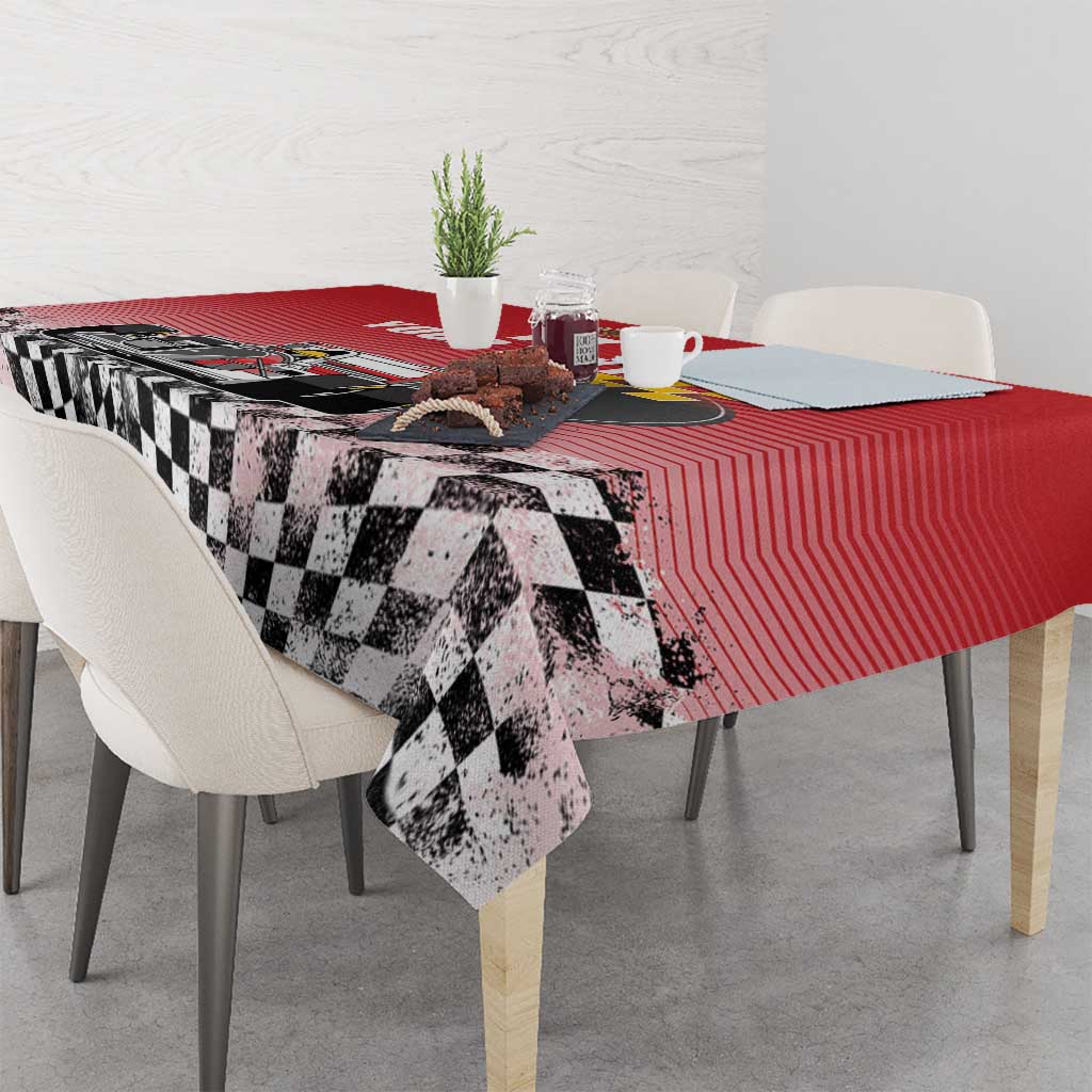 Custom Spain Formula One Tablecloth Motorsport with Flag F1 World Championship
