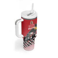 Custom Spain Formula One Tumbler With Handle Motorsport with Flag F1 World Championship