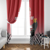 Custom Spain Formula One Window Curtain Motorsport with Flag F1 World Championship