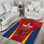 Custom Espana Rugby Spain Area Rug Lion Mascot Come on Los Leones Red Style