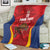 Custom Espana Rugby Spain Blanket Lion Mascot Come on Los Leones Red Style