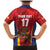 Custom Espana Rugby Spain Family Matching Mermaid Dress and Hawaiian Shirt Lion Mascot Come on Los Leones Red Style