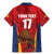 Custom Espana Rugby Spain Family Matching Mermaid Dress and Hawaiian Shirt Lion Mascot Come on Los Leones Red Style
