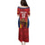 Custom Espana Rugby Spain Family Matching Puletasi and Hawaiian Shirt Lion Mascot Come on Los Leones Red Style