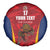 Custom Espana Rugby Spain Spare Tire Cover Lion Mascot Come on Los Leones Red Style
