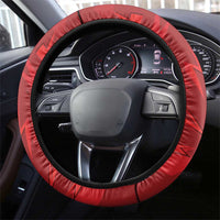 Espana Rugby Spain Steering Wheel Cover Lion Mascot Come on Los Leones Red Style