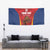 Custom Espana Rugby Spain Tapestry Lion Mascot Come on Los Leones Red Style