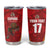 Custom Espana Rugby Spain Tumbler Cup Lion Mascot Come on Los Leones Red Style