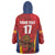 Custom Espana Rugby Spain Wearable Blanket Hoodie Lion Mascot Come on Los Leones Red Style
