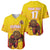 Custom Espana Rugby Spain Baseball Jersey Lion Mascot Come on Los Leones Yellow Style