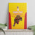Custom Espana Rugby Spain Canvas Wall Art Lion Mascot Come on Los Leones Yellow Style