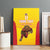 Custom Espana Rugby Spain Canvas Wall Art Lion Mascot Come on Los Leones Yellow Style
