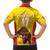 Custom Espana Rugby Spain Family Matching Tank Maxi Dress and Hawaiian Shirt Lion Mascot Come on Los Leones Yellow Style