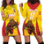 Custom Espana Rugby Spain Hoodie Dress Lion Mascot Come on Los Leones Yellow Style