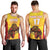 Custom Espana Rugby Spain Men Tank Top Lion Mascot Come on Los Leones Yellow Style