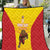 Custom Espana Rugby Spain Quilt Lion Mascot Come on Los Leones Yellow Style