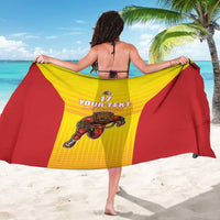 Custom Espana Rugby Spain Sarong Lion Mascot Come on Los Leones Yellow Style